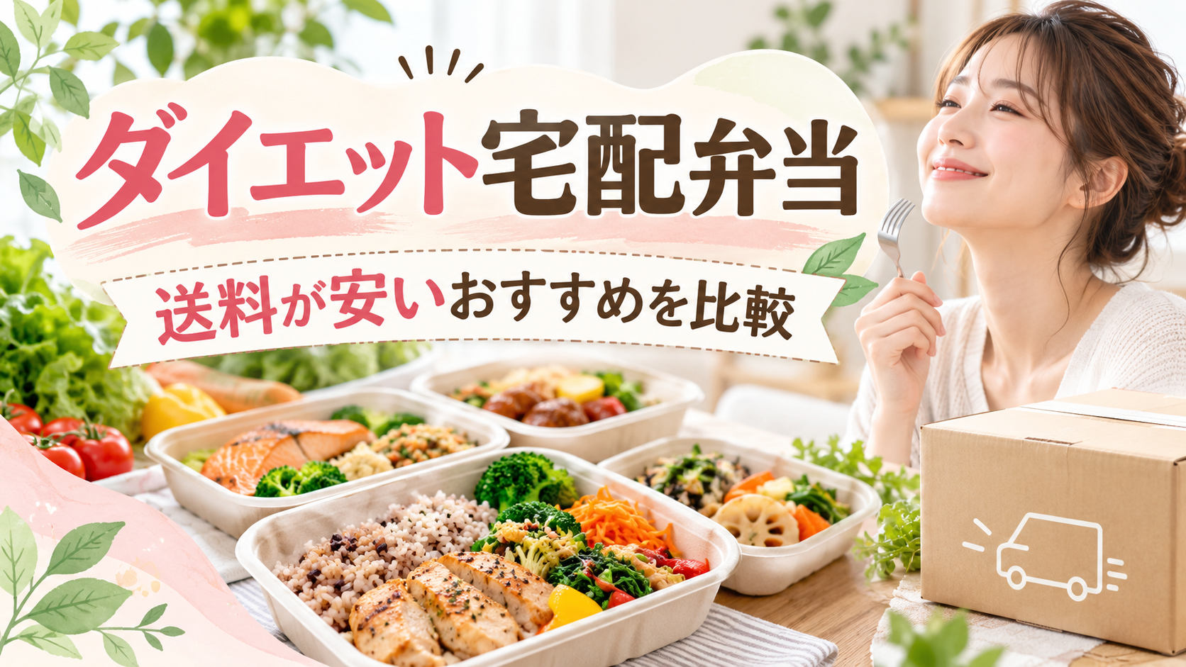 ダイエット宅配弁当で送料が安いのは？送料込みの総額で比較する選び方